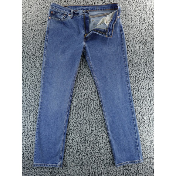 Levi's 511 Regular Fit Straight Leg Blue Denim Jeans Mens Size 36x32